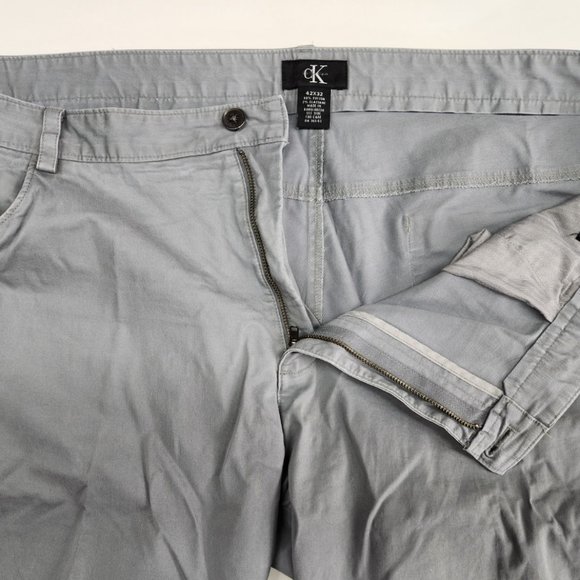 Calvin Klein men's cotton pants 42x32 gray - Picture 2 of 3